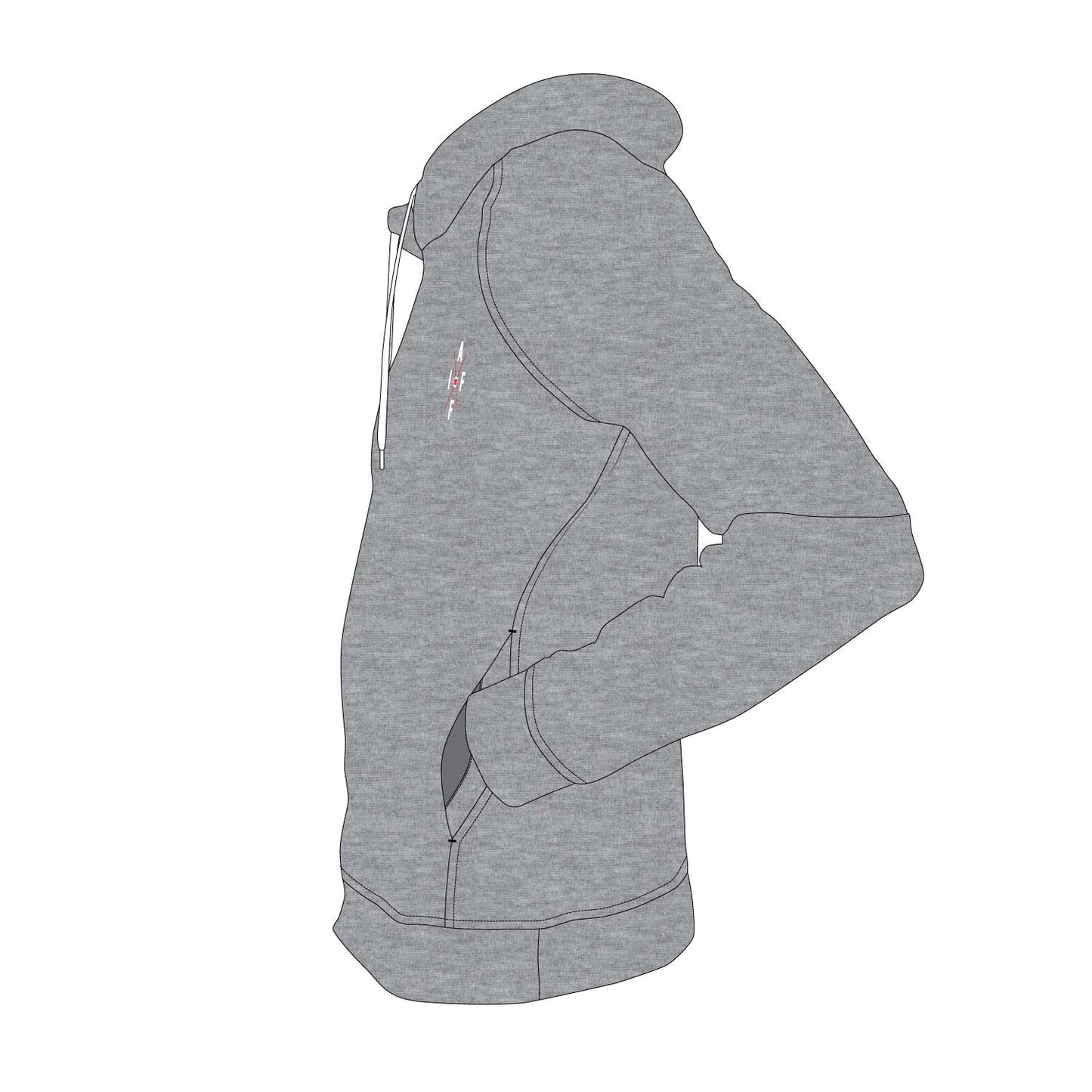 Kamloops Fire Pullover Hoodie - X Logo