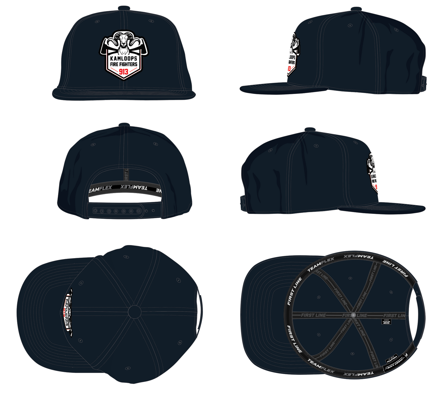 Kamloops Fire - TeamFlex Snapback