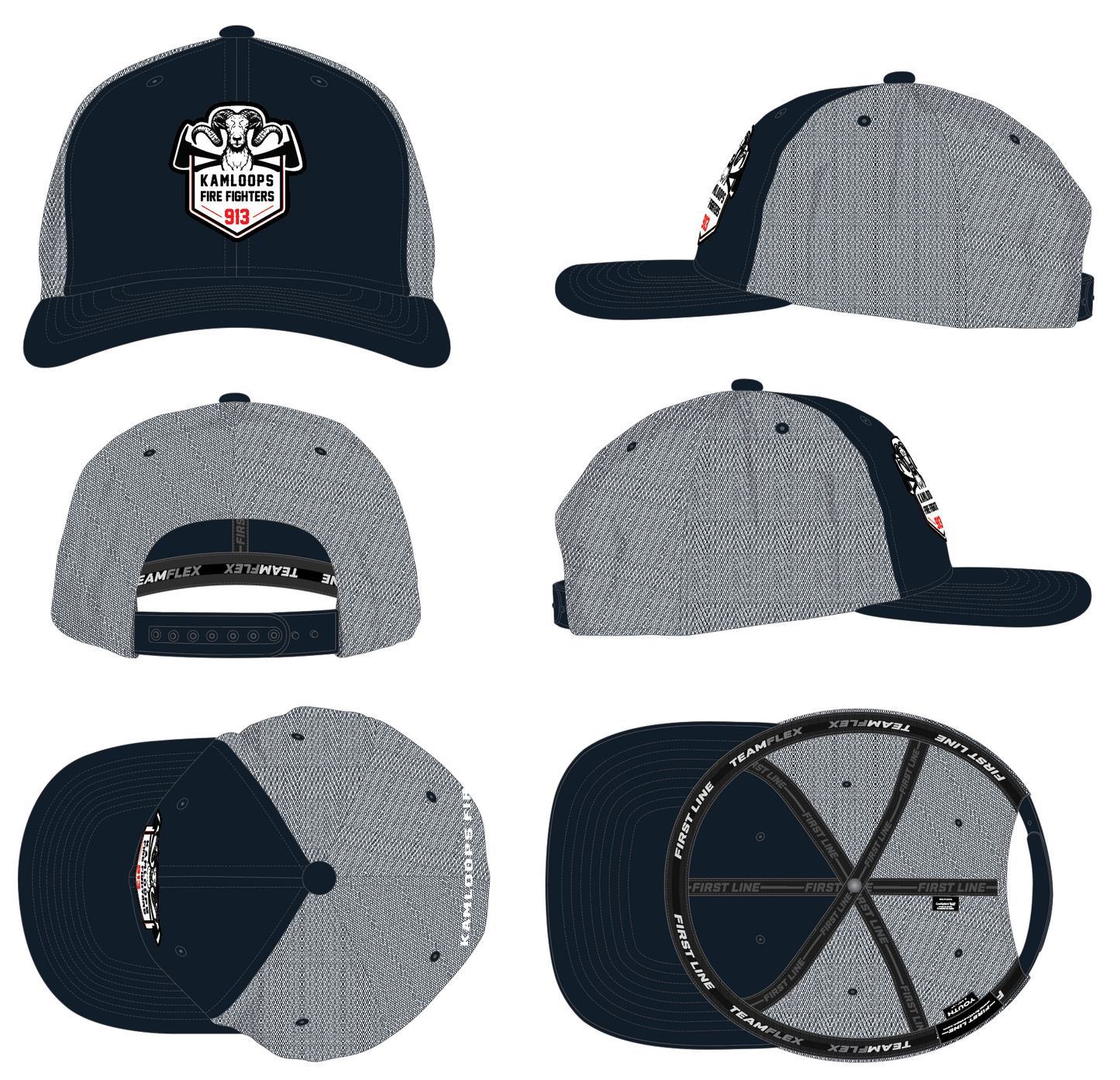 Kamloops Fire - Curved Brim Trucker Hat