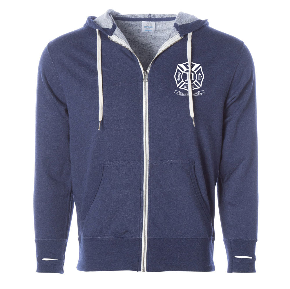 Delta Fire Zip Hoodie