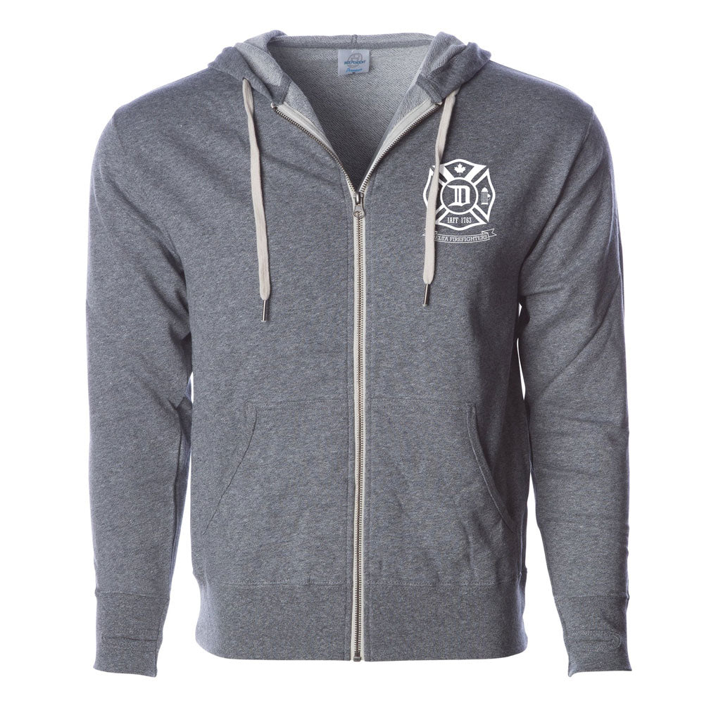 Delta Fire Zip Hoodie
