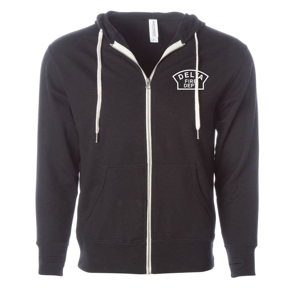 Delta Fire Zip Hoodie