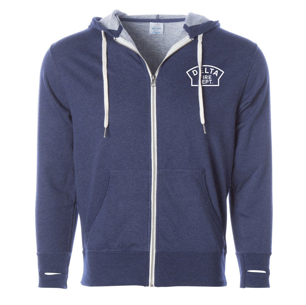 Delta Fire Zip Hoodie