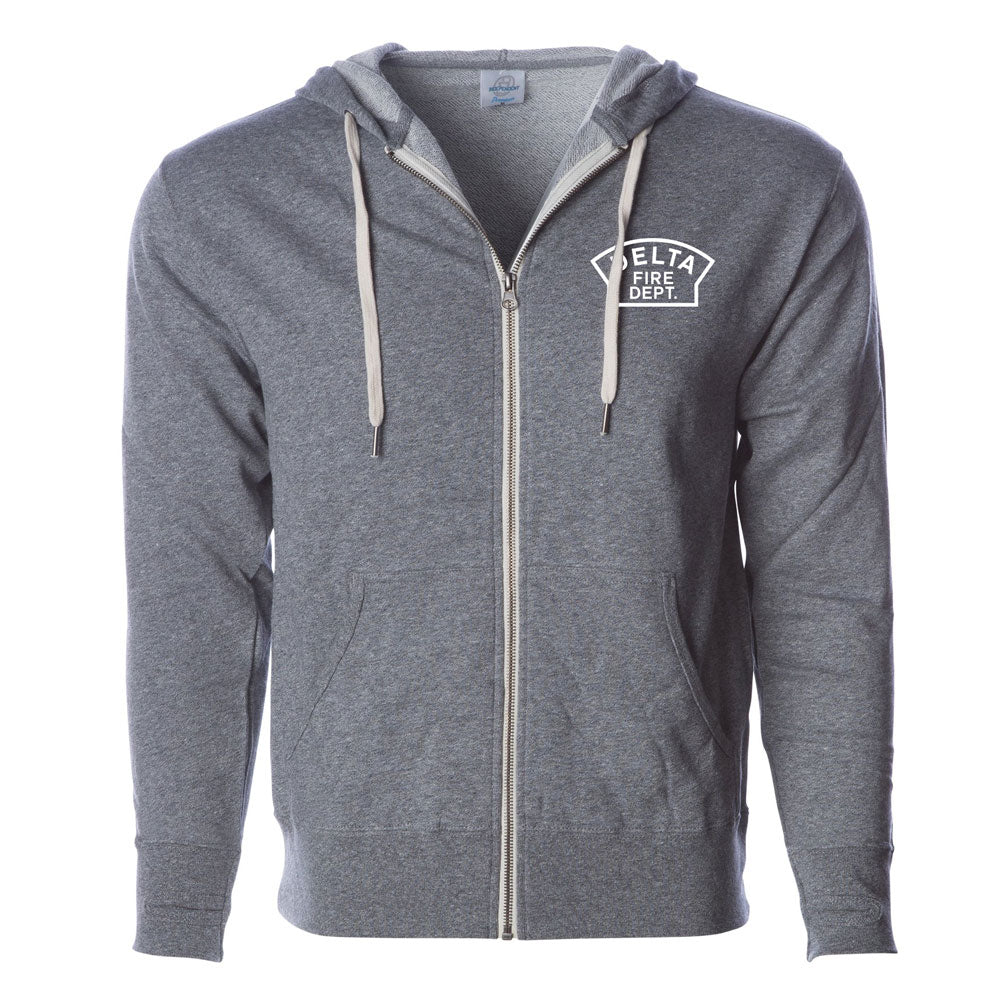 Delta Fire Zip Hoodie