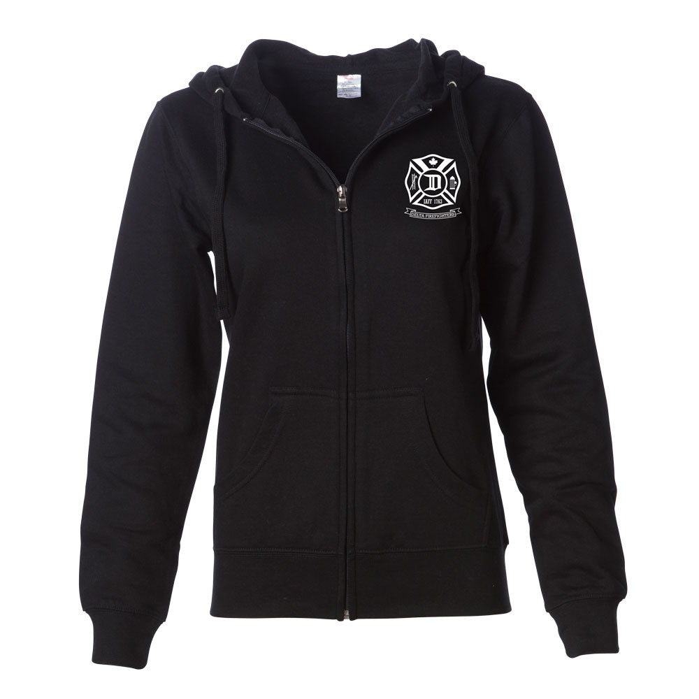 Womens Delta Fire Zip Hoodie