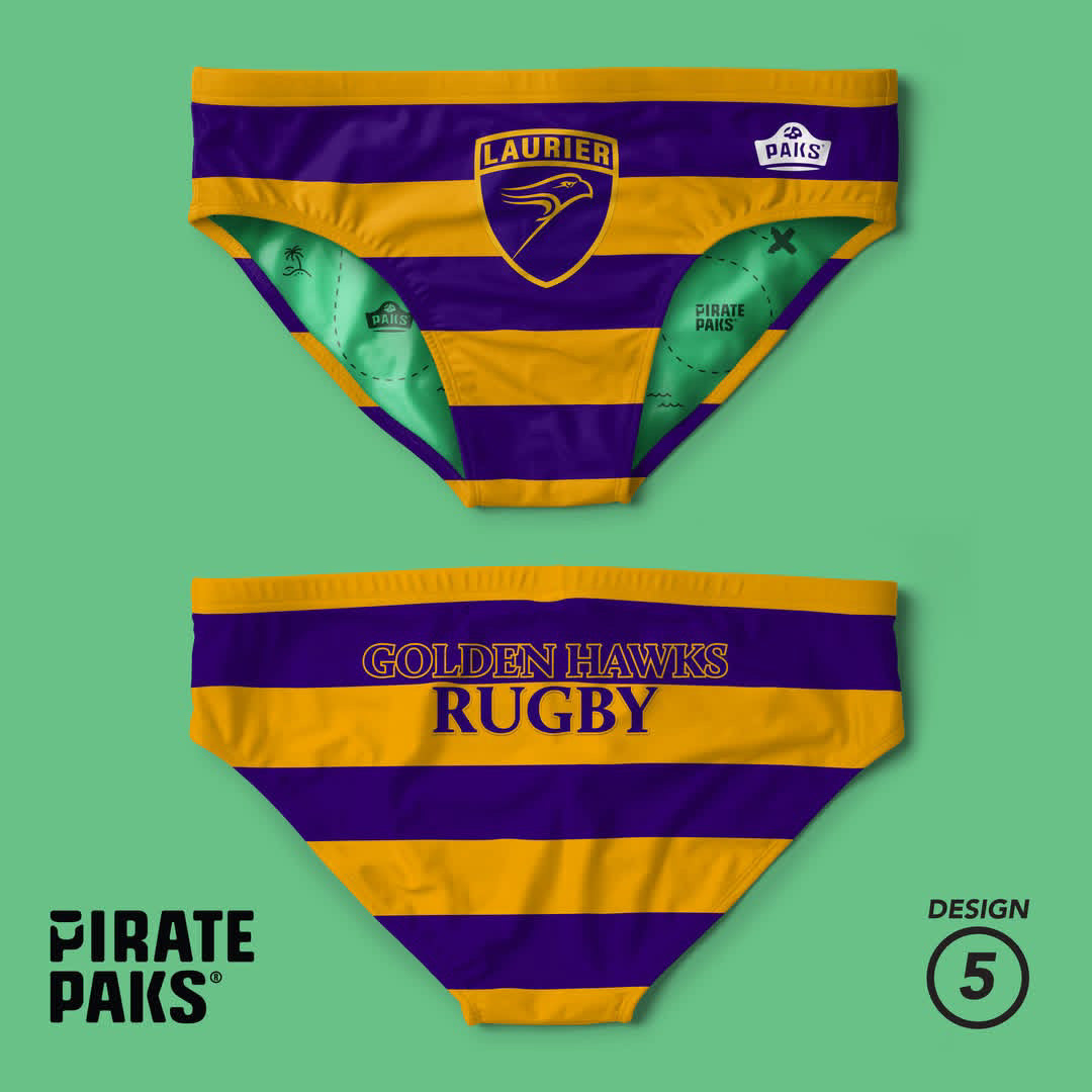 Laurier 2026 Mens Rugby Pirate Paks