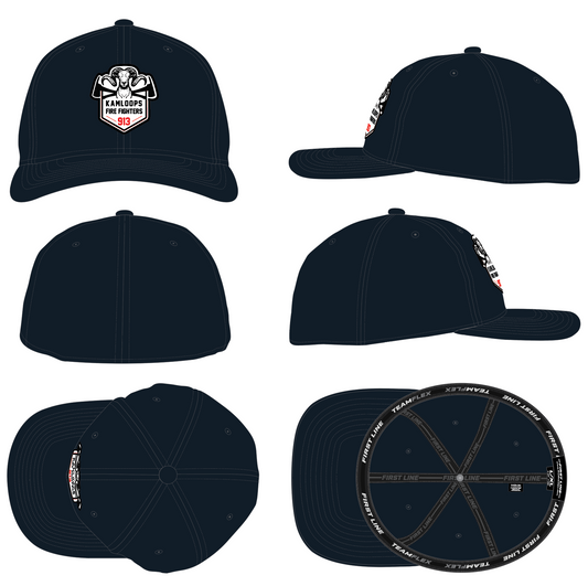 Kamloops Fire - TeamFlex Cuved Brim Cap