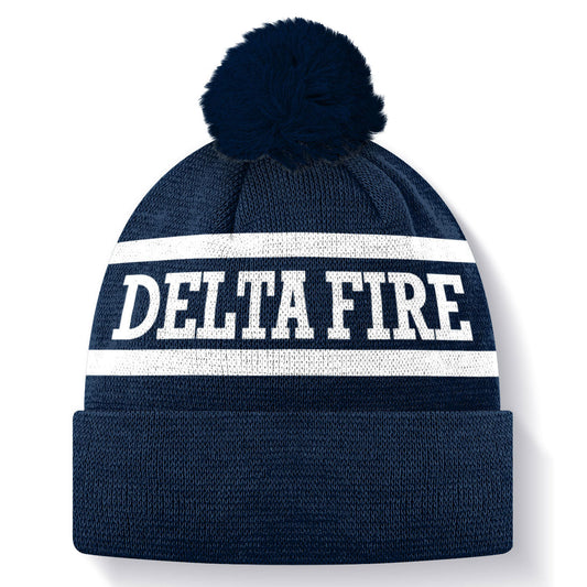 Delta Fire Knit Beanie